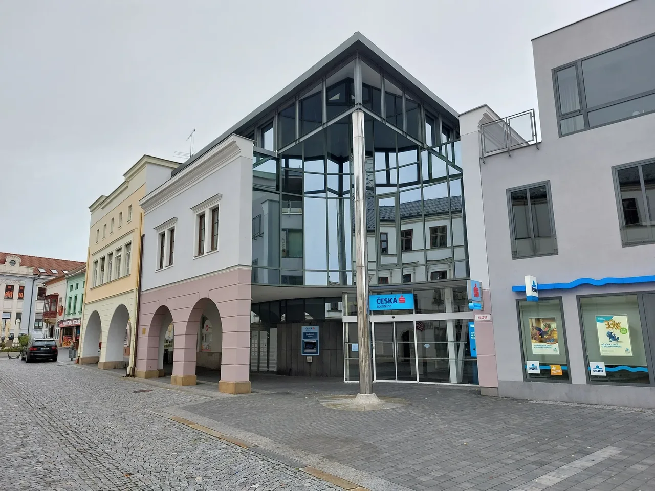 Budova s učebnou Autoškoly Dolejšová v centru Vyškova